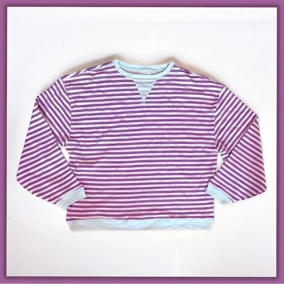 Free People We The Free Classic Striped Crewneck Sweatshirt - Picture 5 of 12